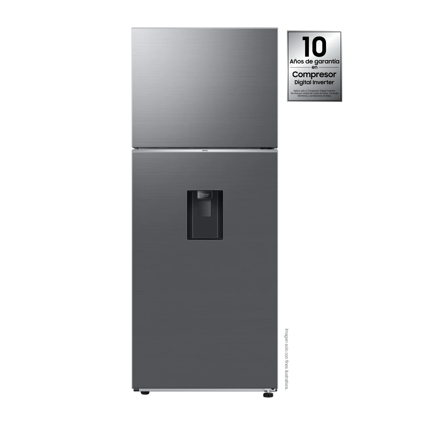 Refrigeradora Samsung 14pc RT42DG6734S9AP color silver  WiFi inteligente integrado dispensador de agua