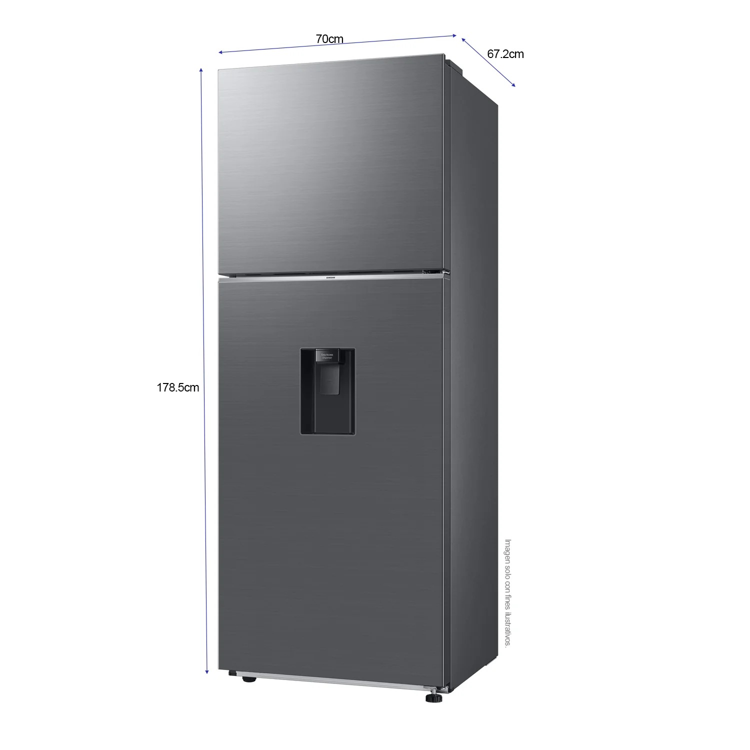 Refrigeradora Samsung 14pc RT42DG6734S9AP color silver  WiFi inteligente integrado dispensador de agua - Image 5