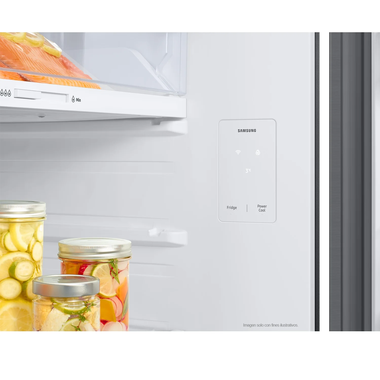 Refrigeradora Samsung 14pc RT42DG6734S9AP color silver  WiFi inteligente integrado dispensador de agua - Image 6