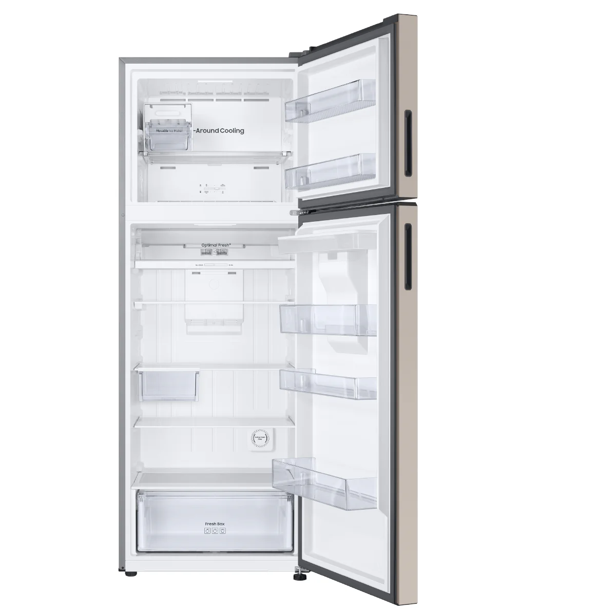 Refrigeradora 18 pc RT53DB6754ETAP Samsung, Top Mount  bespoke beige WiFi inteligente integrado dispensador de agua - Image 5