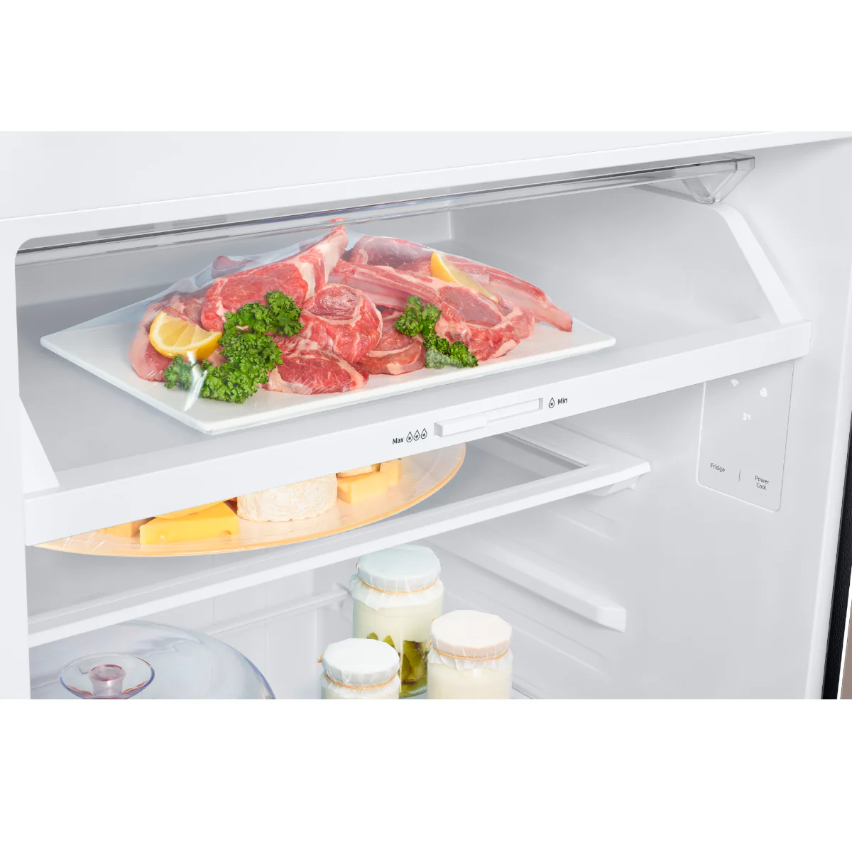 Refrigeradora 18 pc RT53DB6754ETAP Samsung, Top Mount  bespoke beige WiFi inteligente integrado dispensador de agua - Image 8
