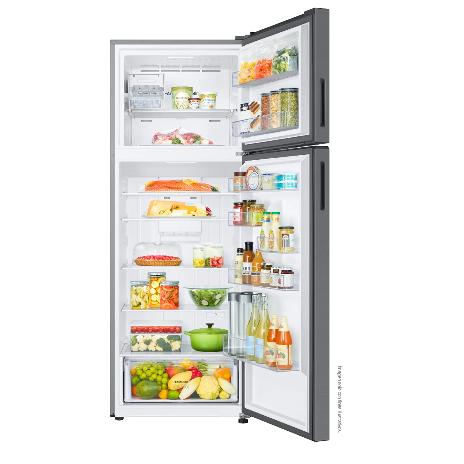 Refrigeradora 18pc RT53DG6124S9AP Top Mount Samsung WiFi inteligente integrado - Image 3