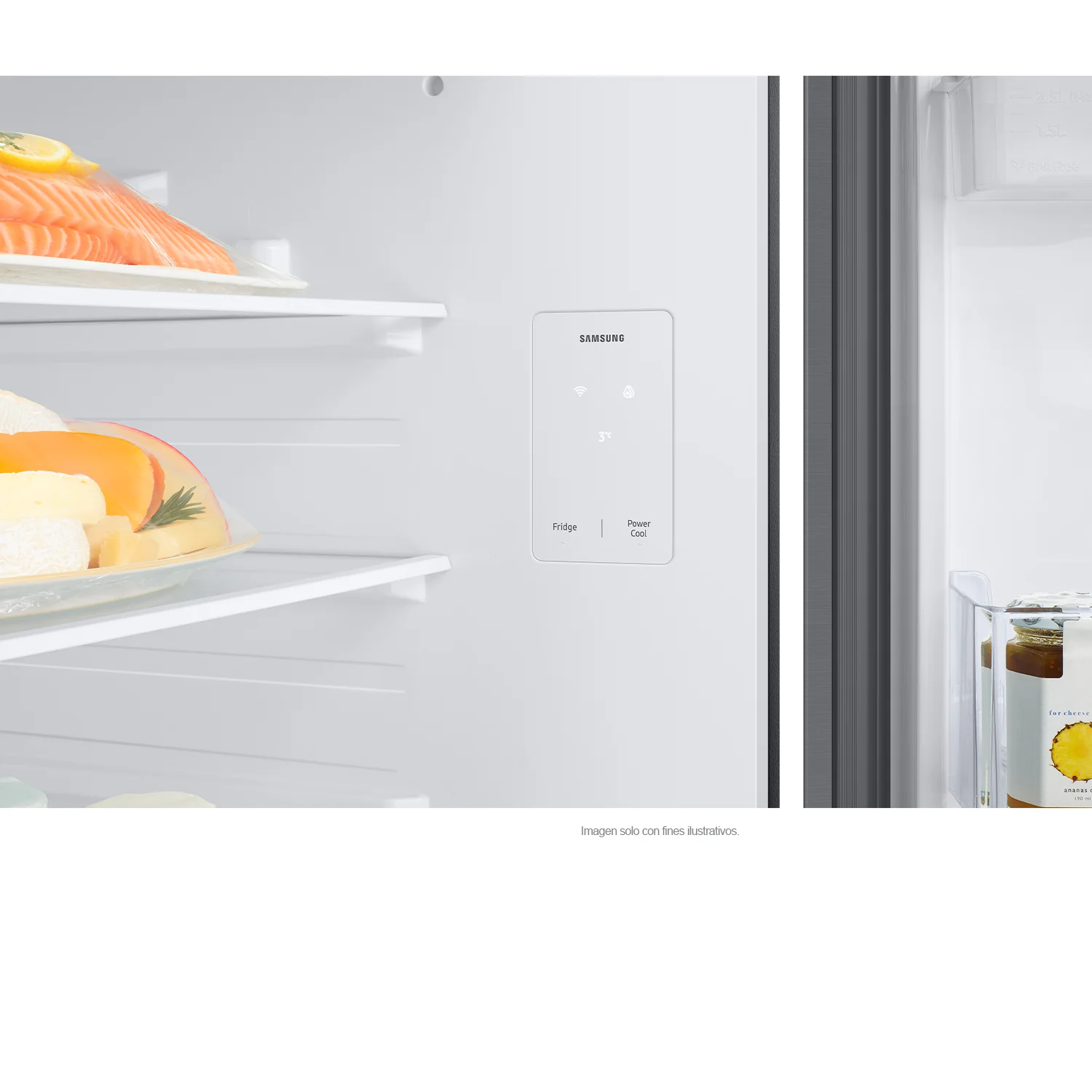 Refrigeradora 18pc RT53DG6224S9AP Samsung Top Mount, WiFi inteligente integrado con dispensador de agua - Image 13