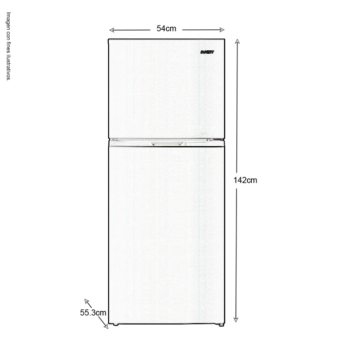 Refrigeradora Sankey RF-8081B de 7.7 pc color negro - Image 3