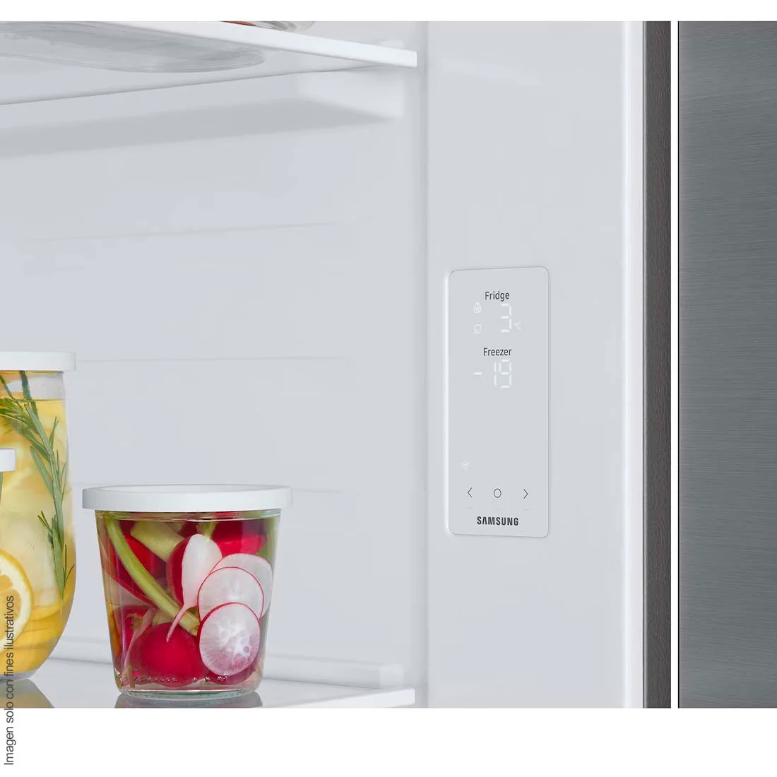 Refrigeradora 20pc RS57DG4000M9AP Side By Side , Samsung color silver Wi-Fi integrado - Image 6