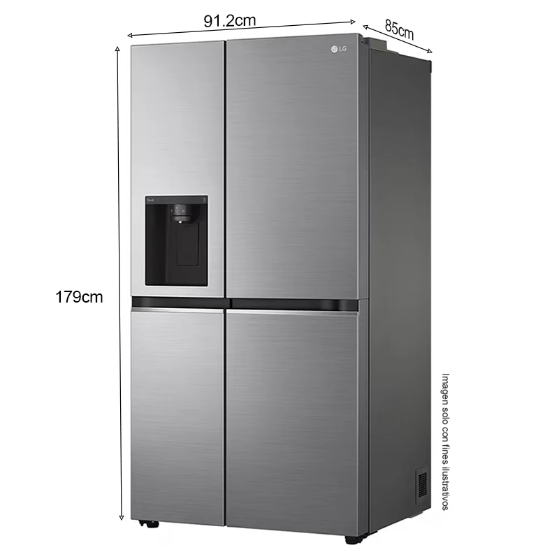 Refrigeradora Side By Side 27pc | VS27LWID LG | Door Cooling | inverter | LinearCooling - Image 5