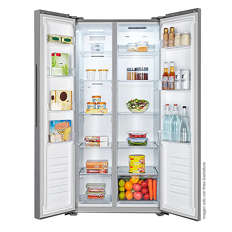 Refrigeradora Slim Fit, 15.6pc, RS3P428NEDA2; Hisense, Sistema Multi Airflow, acero inoxidable, No Frost - Image 4