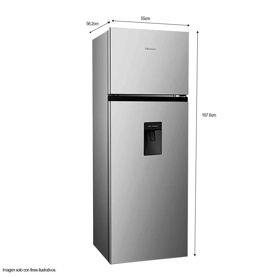 Refrigeradora Top Mount 9pc RT1N250NMD Hisense - Image 3