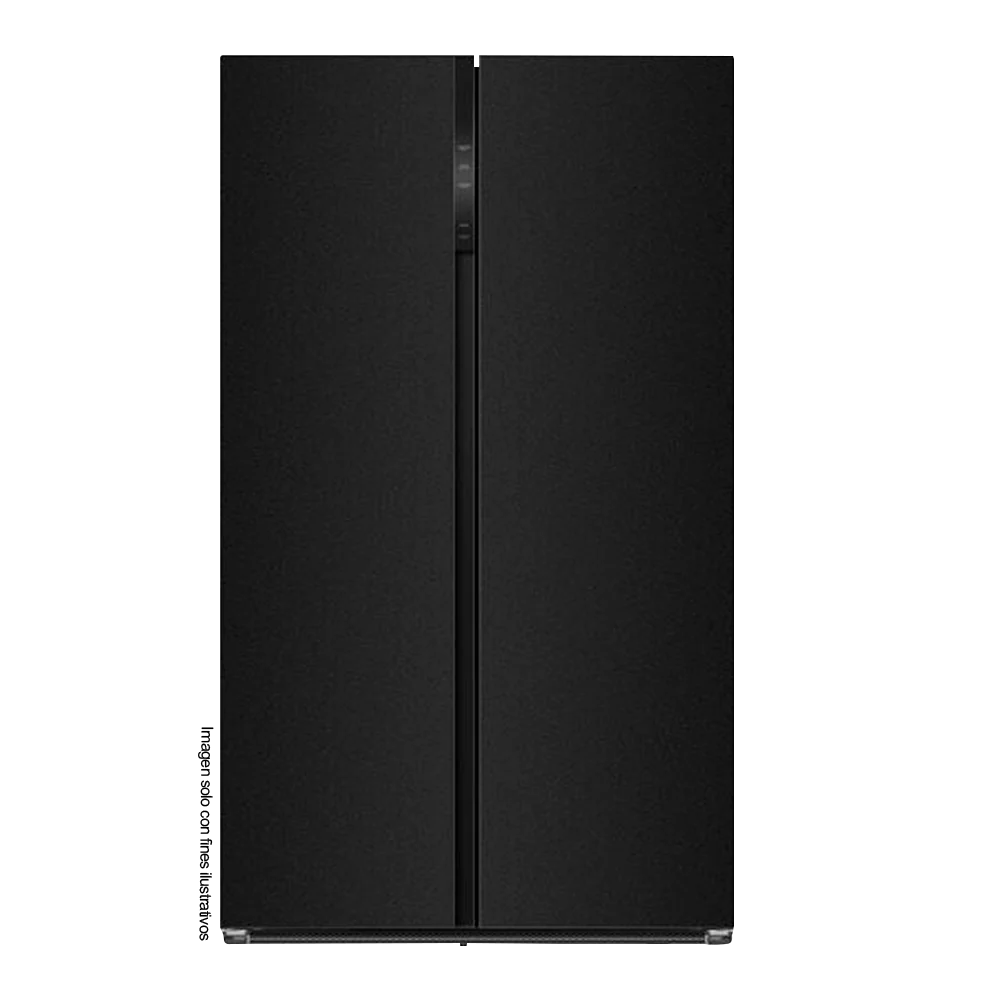 Refrigeradora y congelador Drija BLACK-23, 23pc Drija, puertas acabado vidrio templado | espejo negro