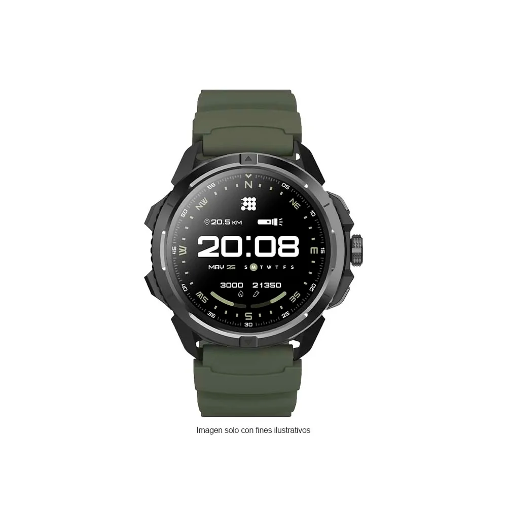 Smartwatch, pantalla AMOLED de 1.48” CT-TERRA3 Cubitt color verde militar - Image 2