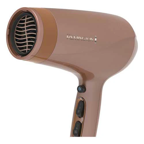 REMINGTON BLOWER AC8820 KERATIN THERAPY COBRE A JUSTES DE TEMPERATURA 2 VELOCIDADES BOTON DE AIRE FRIO FILTRO DE AIRE REMOVIBLE CONCENTRADOR DE CALOR DIFUSOR MOTOR AC ANILLO ACONDICIONADO CON IONES D