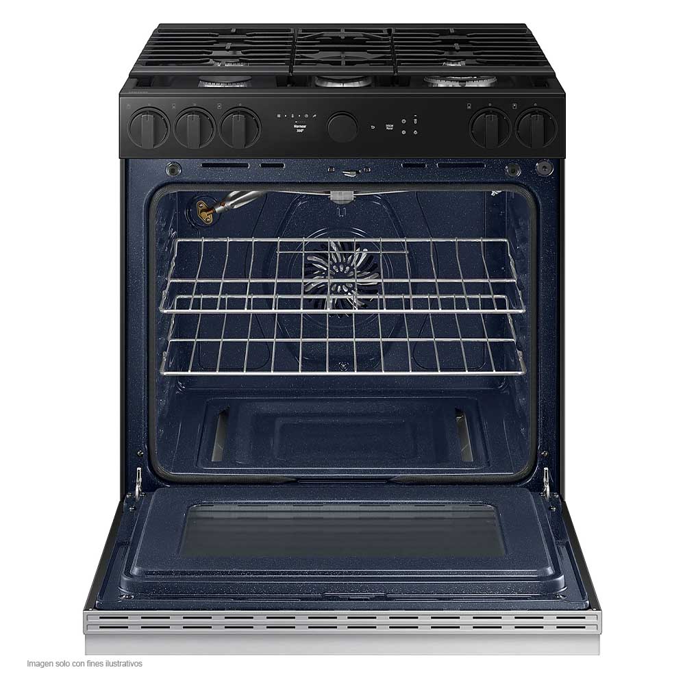 Estufa de 30" a gas Bespoke NSG6DG8700SRAX Samsung 5 quemadores, cámara en horno tecnología Smart things - Image 3