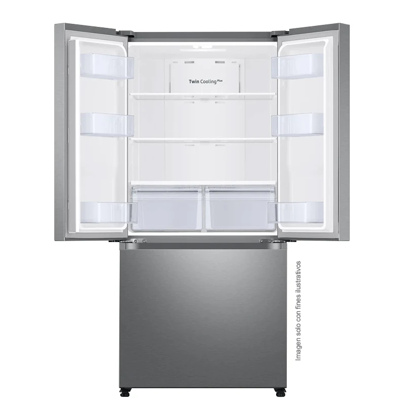 Refrigeradora18pc French Door RF18A5104SR/ED Samsung Tecnología Digital Inverter, color acero inoxidable - Image 3