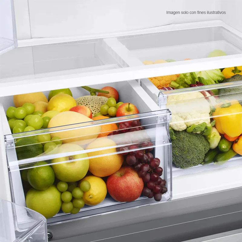 Refrigeradora18pc French Door RF18A5104SR/ED Samsung Tecnología Digital Inverter, color acero inoxidable - Image 5
