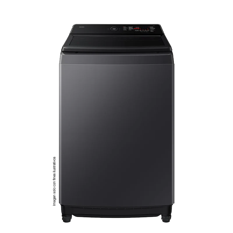 Lavadora 19kg WA70F19E7CAP, carga superior, tecnología EcoBubble, SmartThings y Smart Check, 10 ciclos de lavado.