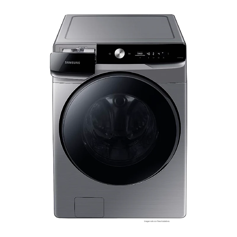 Lavadora y secadora carga frontal eléctrica WD20T6300GP/AX Samsung 20 KG de lavadora 12Kg Secado de secado en acabado color gris - Image 4
