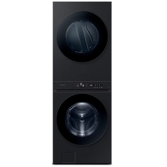 Centro de lavandería y diseño BESPOKE carga frontal 22Kg a Gas WH22DBH570PVAP tecnología Smart Samsung color negro cepillado - Image 2