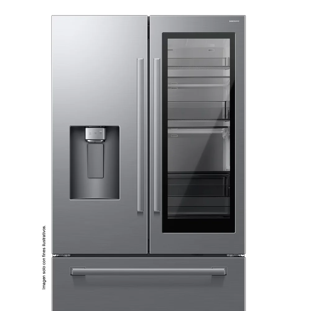 Refrigerador French Door 30 PC RF80H30CETED Samsung Auto-View FDR, Zero Clearance (4mm), Curved, Crushed (Fridge) + Whisky Balls (Freezer) - Image 3