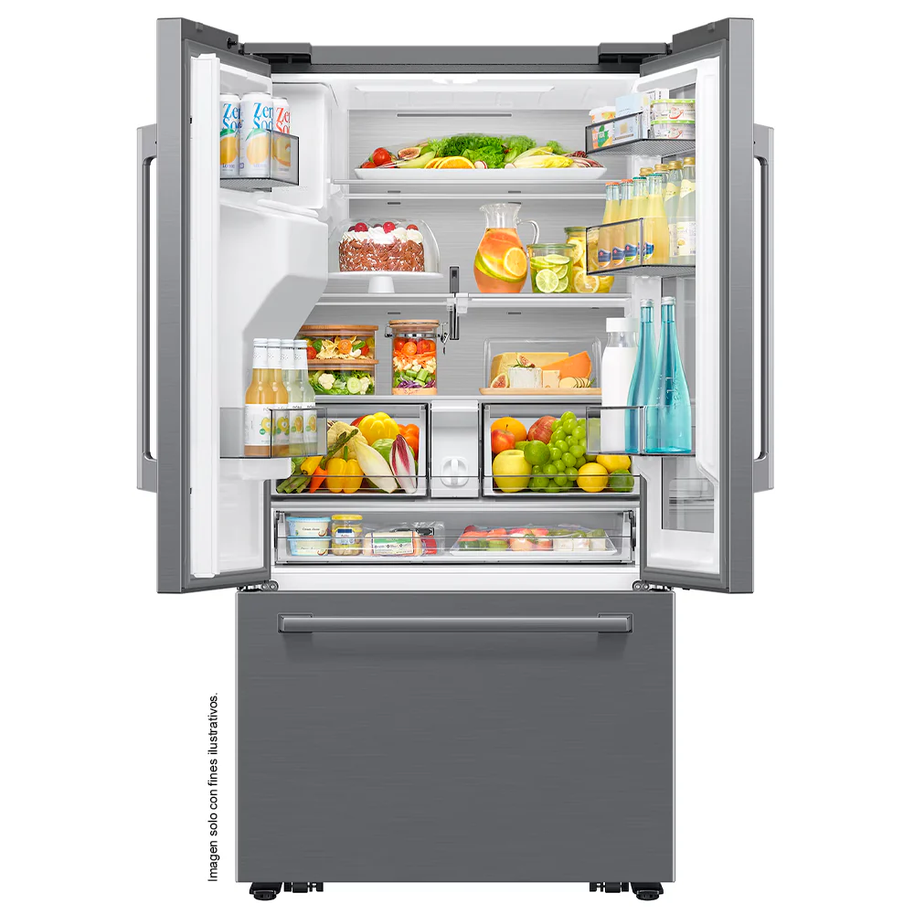 Refrigerador French Door 30 PC RF80H30CETED Samsung Auto-View FDR, Zero Clearance (4mm), Curved, Crushed (Fridge) + Whisky Balls (Freezer) - Image 6