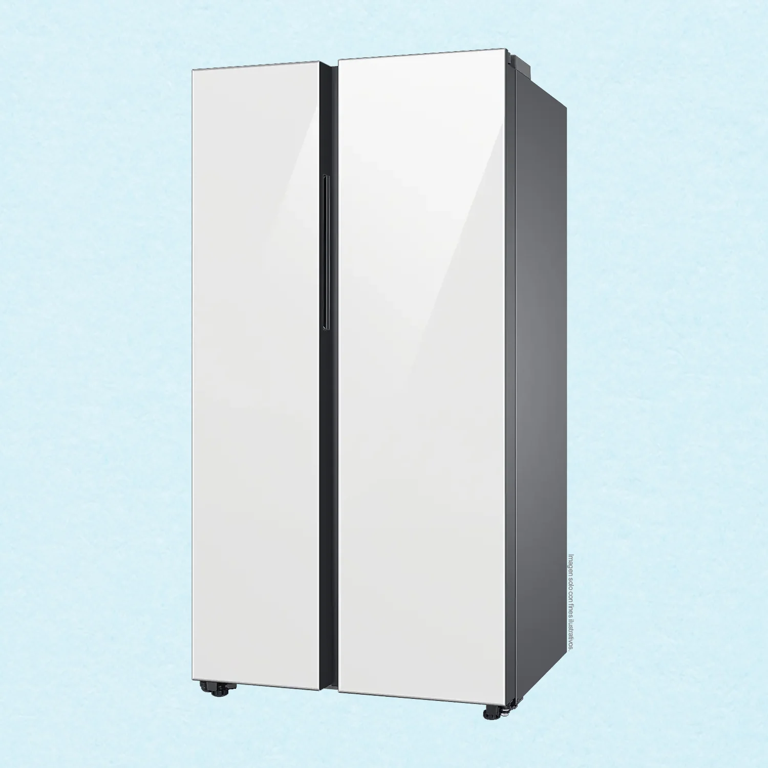 Refrigeradora 23pc Bespoke, RS23CB70NA12AP Samsung, Side by Side, color: Clean white + clean white - Image 2