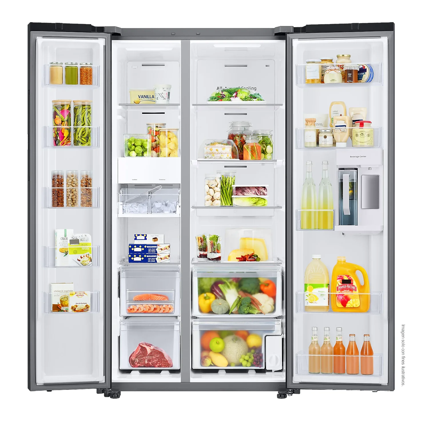 Refrigeradora 28pc Side by Side Bespoke RS28CB760A7NAP Samsung - Image 3