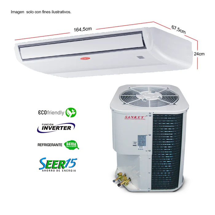 Aire acondicionado EK60INV11 Sankey piso/techo de 60.000 BTU - Image 4