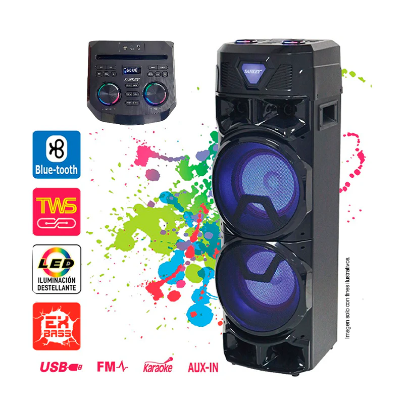 Bocina PA-10ACK80 Sankey, potencia de 80W RMS - Image 2