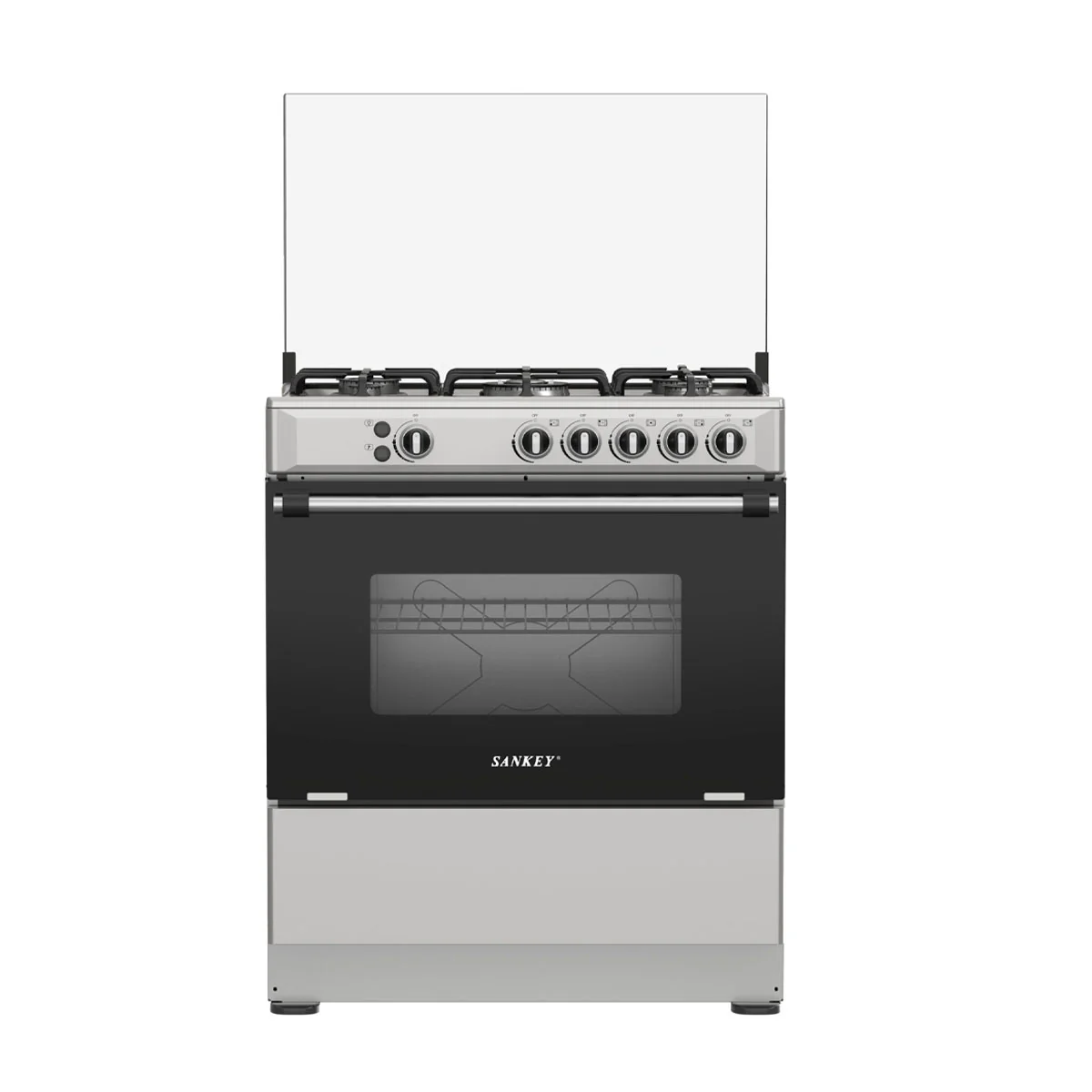 Estufa a gas 30" 5 quemadores BERTASL5G Sankey color gris