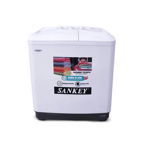 Lavadora 10kg Semi automática WM-1077 Sankey con bomba de expulsión, doble tina - Image 2