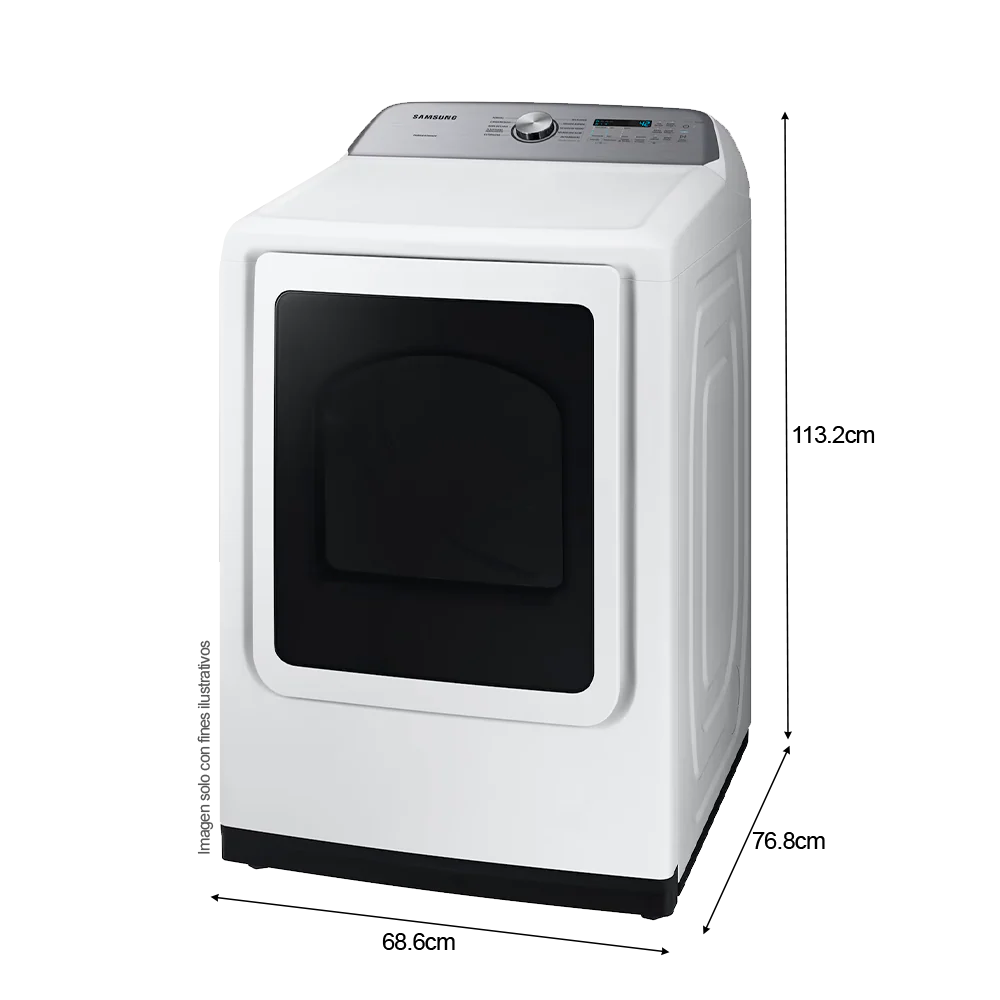 Secadora a gas 22kg DV24A5370PW/AP Samsung, smart chek, steam - Image 3