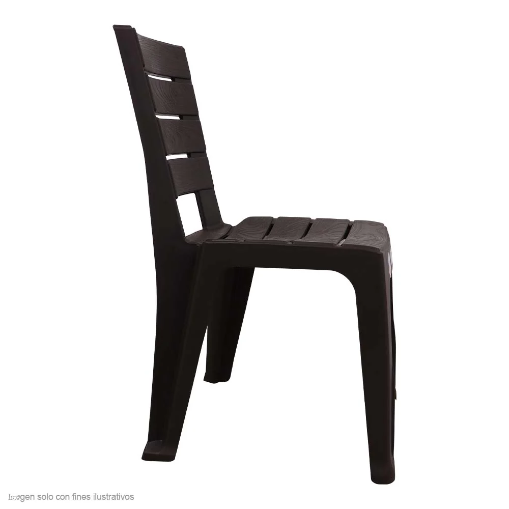 Silla Barú 12965-XP sin brazos color Wengue - Image 2