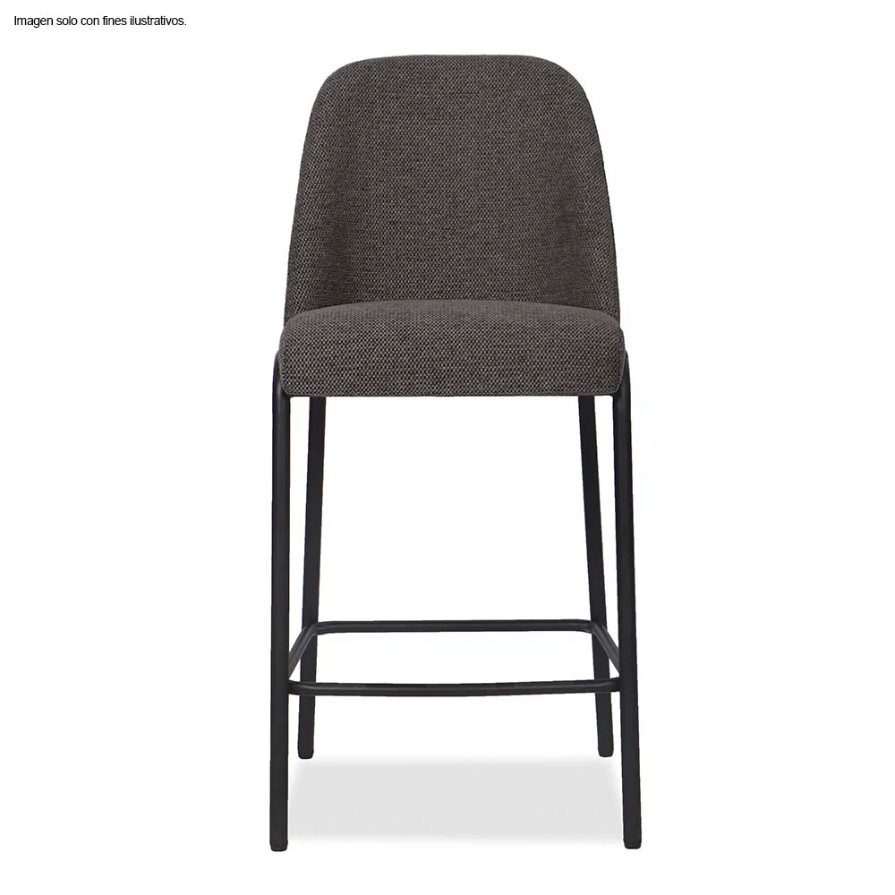 Silla de bar Serena CB-006 color tela gris oscuro - Image 2