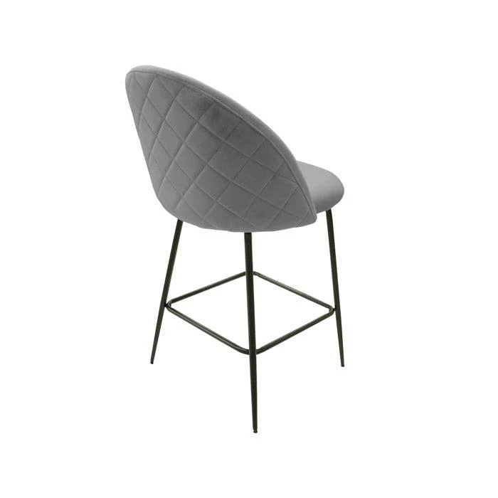 Silla de bar gris P2077-0028 - Image 2