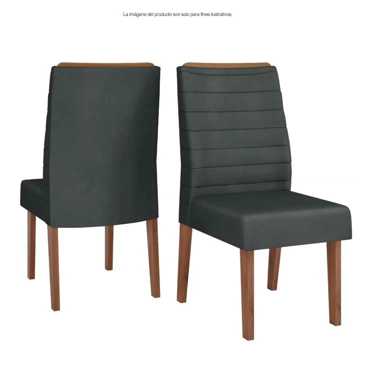 Silla de comedor Ondina Freijo /veludo lunar 20632.8222