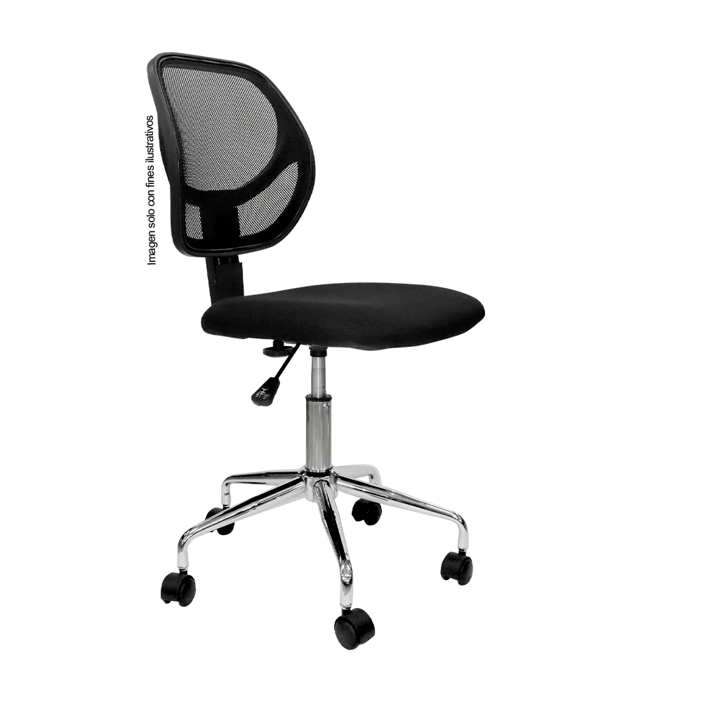 Silla de oficina CM853-1045MNA-1 color negro