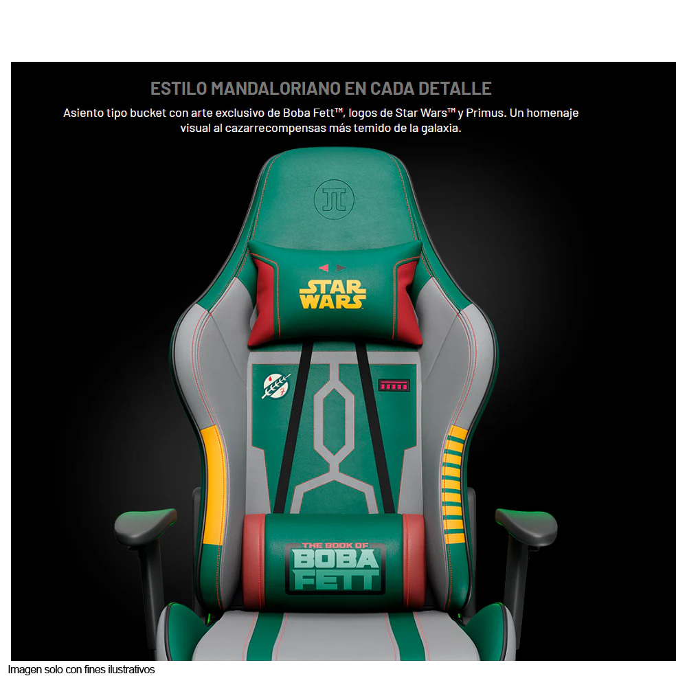 Silla Gaming PCH-S104BF Primus Thornos 103T BobaFestt - Image 5