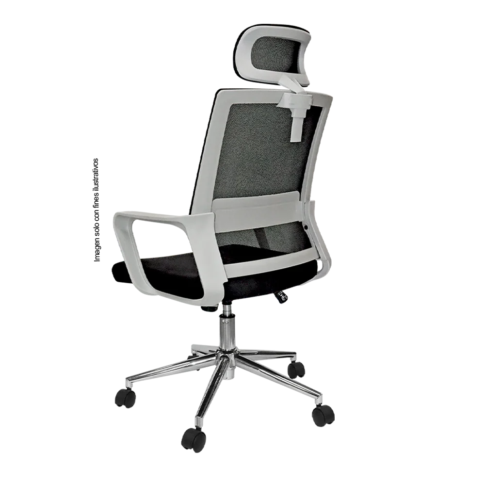 Silla de oficina 853-6552HN color tela negro - Image 3