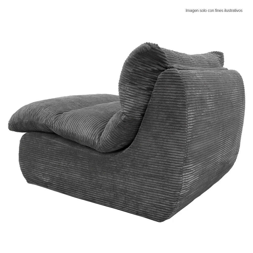 Sillón compresión H311112B color gris, tela suave al tacto y resistente. - Image 3