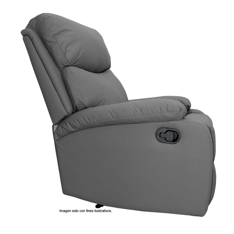 Sillón reclinable 857-GISELLEGO, color tono gris oscuro. - Image 2