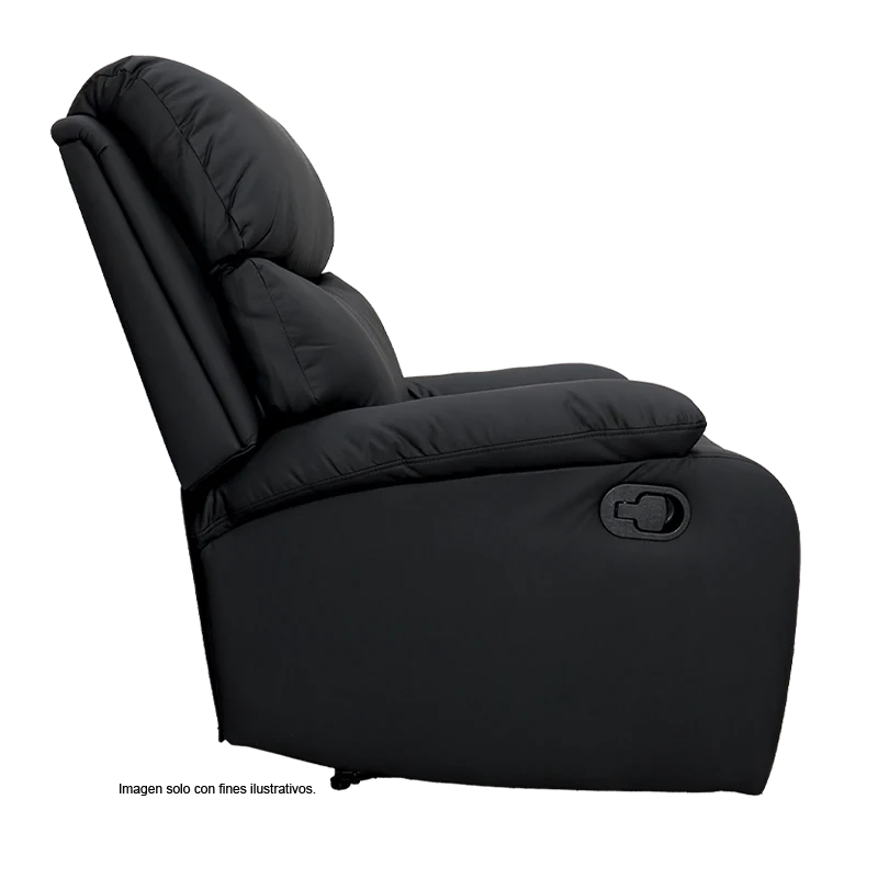 Sillón reclinable 857-GISELLEN, color tono negro - Image 2