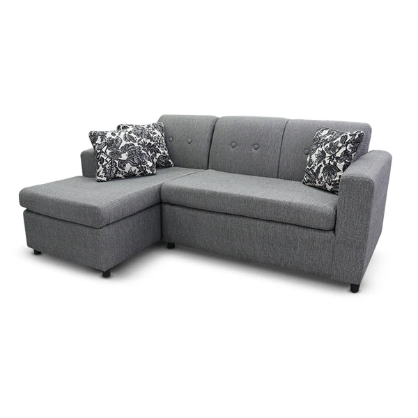 Sofá modular + loveseat modelo granada, estructura de madera y tapizado en chenile