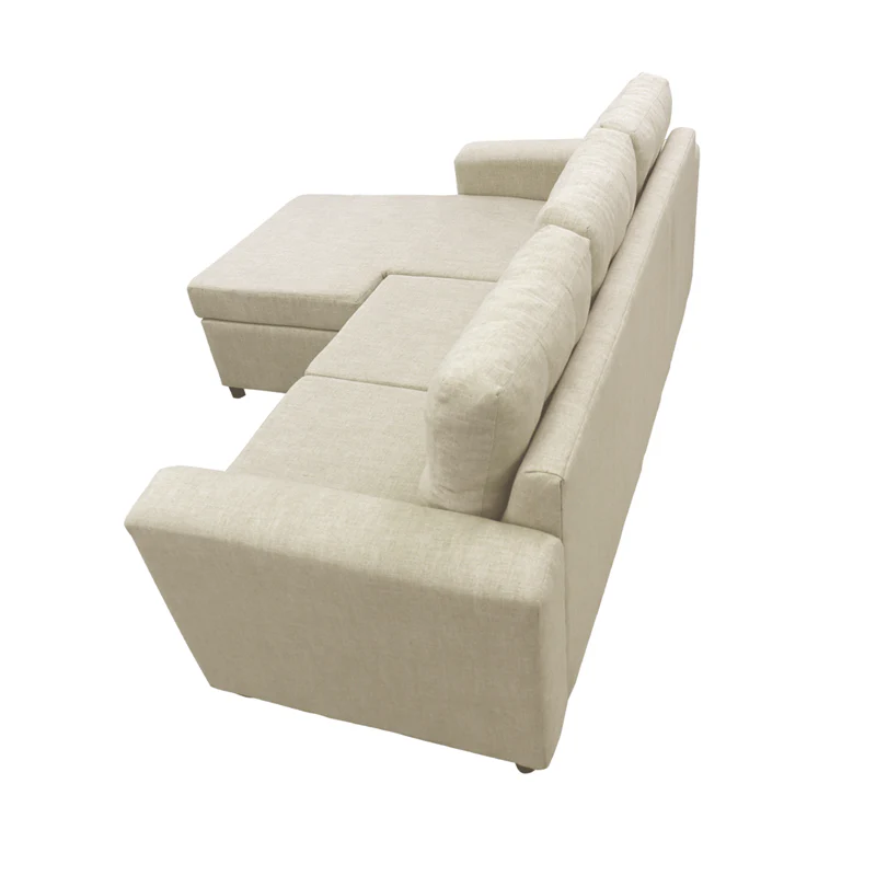 Sofá modular modelo turqueza, estructura de madera y tapizado en tela chenille - Image 3