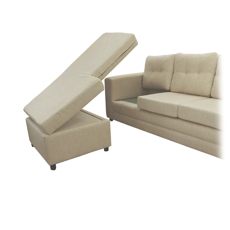 Sofá modular modelo turqueza, estructura de madera y tapizado en tela chenille - Image 4