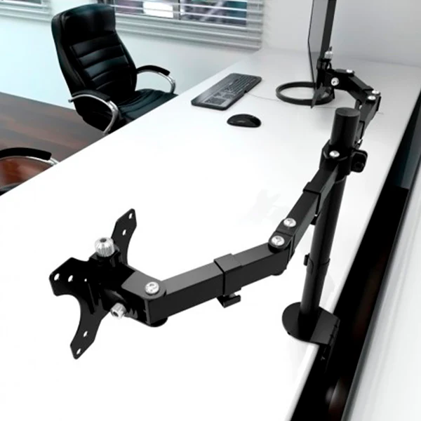 Soporte de escritorio para 2 monitores 13”–32” ajustable estándar - Image 4
