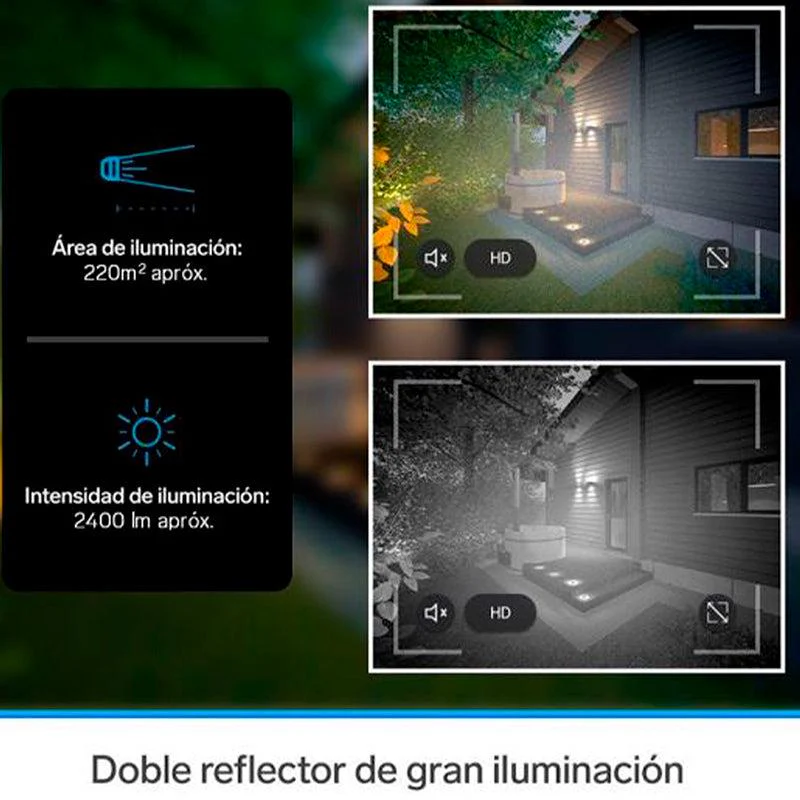 STEREN CAMARA SMART DE SEGURIDAD WI-FI FULL HD CON REFLECTOR LED - Image 2