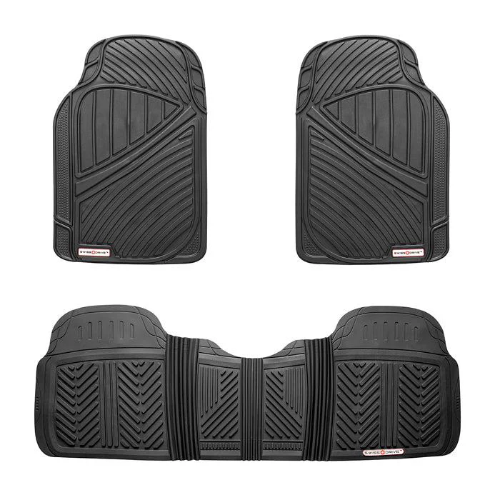 SWISS DRIVE ALFOMBRA DE PVC SWISS DRIVE RAPIDE6 NEGRA (3 PZAS) (4 SETS) 10RAPIDE6 - Image 2