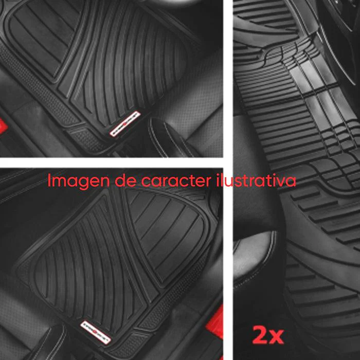 SWISS DRIVE ALFOMBRA DE PVC SWISS DRIVE RAPIDE6 NEGRA (3 PZAS) (4 SETS) 10RAPIDE6 - Image 3