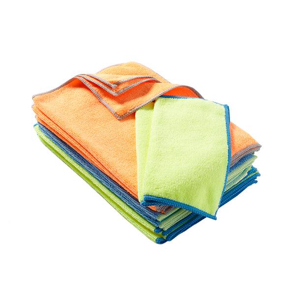 SWISS DRIVE PAQUETES DE TOALLAS DE MICROFIBRA MR. KLIN (12"X16") (14 PZAS) (20 SETS) KLIN623