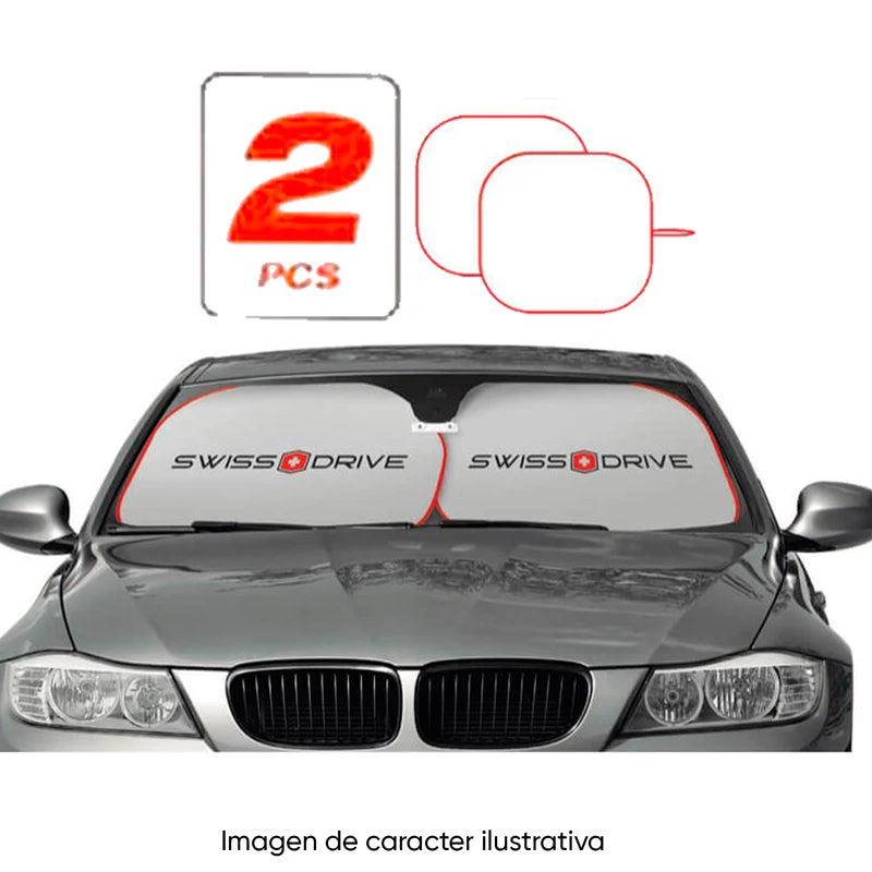 SWISS DRIVE PARASOL FRONTAL PLEGABLE SWISS DRIVE M 2 PIEZAS (50 UNDS) 01SLV2PCS - Image 3