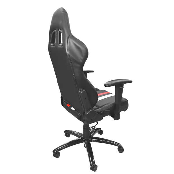 Silla de oficina, OFCHAIR, Swiss Drive Butzi, cuerina, negro/rojo (1 set) - Image 5